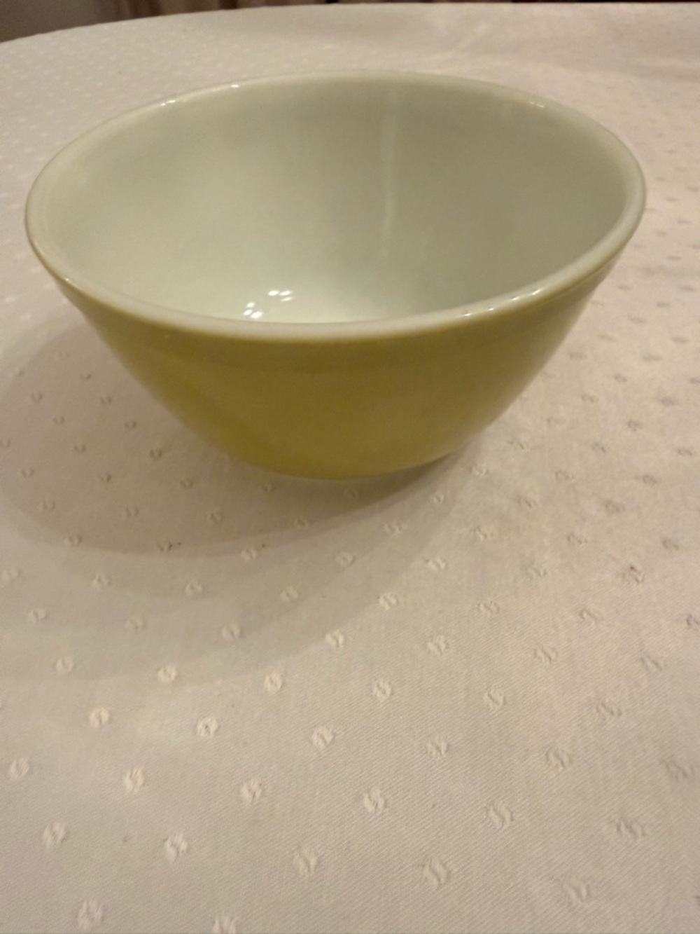 Vintage PYREX Milk Glass green